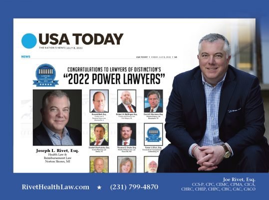 Joe Rivet Named 2022 Power Lawyers 4 Rivet Lawyers Distinction 0822
